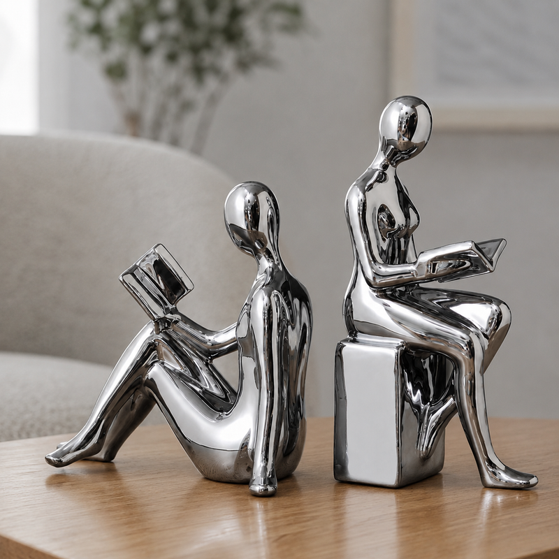 The Reading Figures Bookend Set