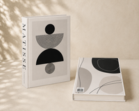 Paris Audrey Hepburn decorative book styled on coffee table with pampas grass