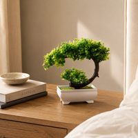 Classic Bonsai artificial tree with measurements 26cm x 19cm — Decorus Designs